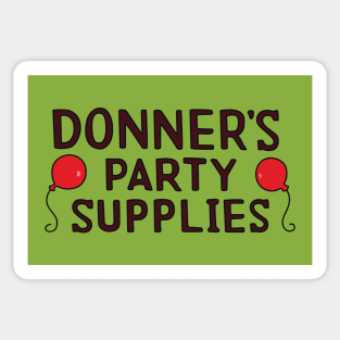 Donner's Party Supplies Sticker